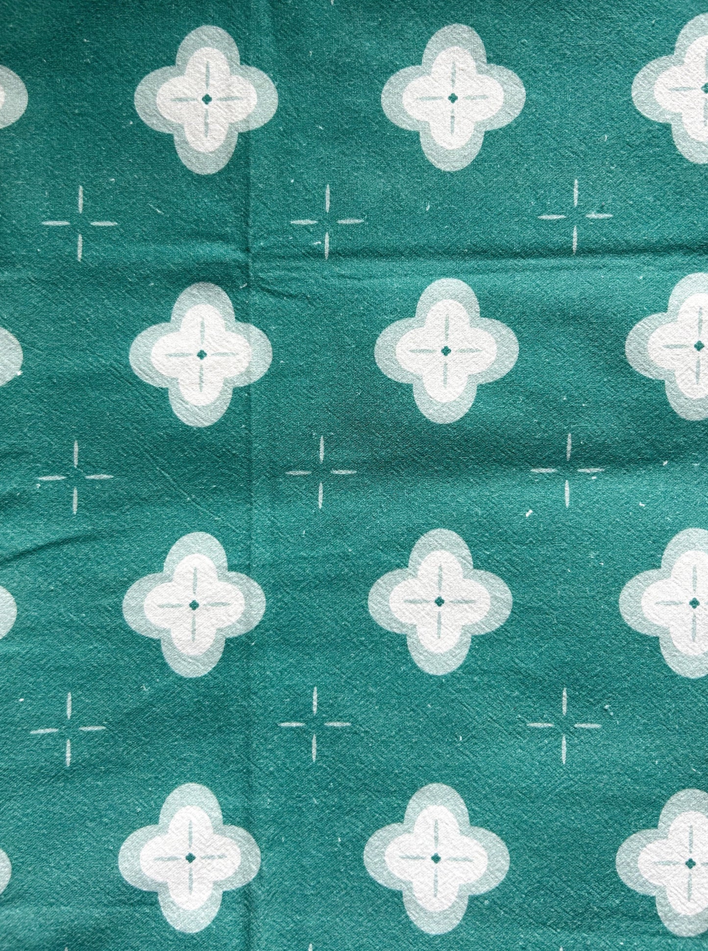 Quatrefoil ornament Flour Sack Tea Towel