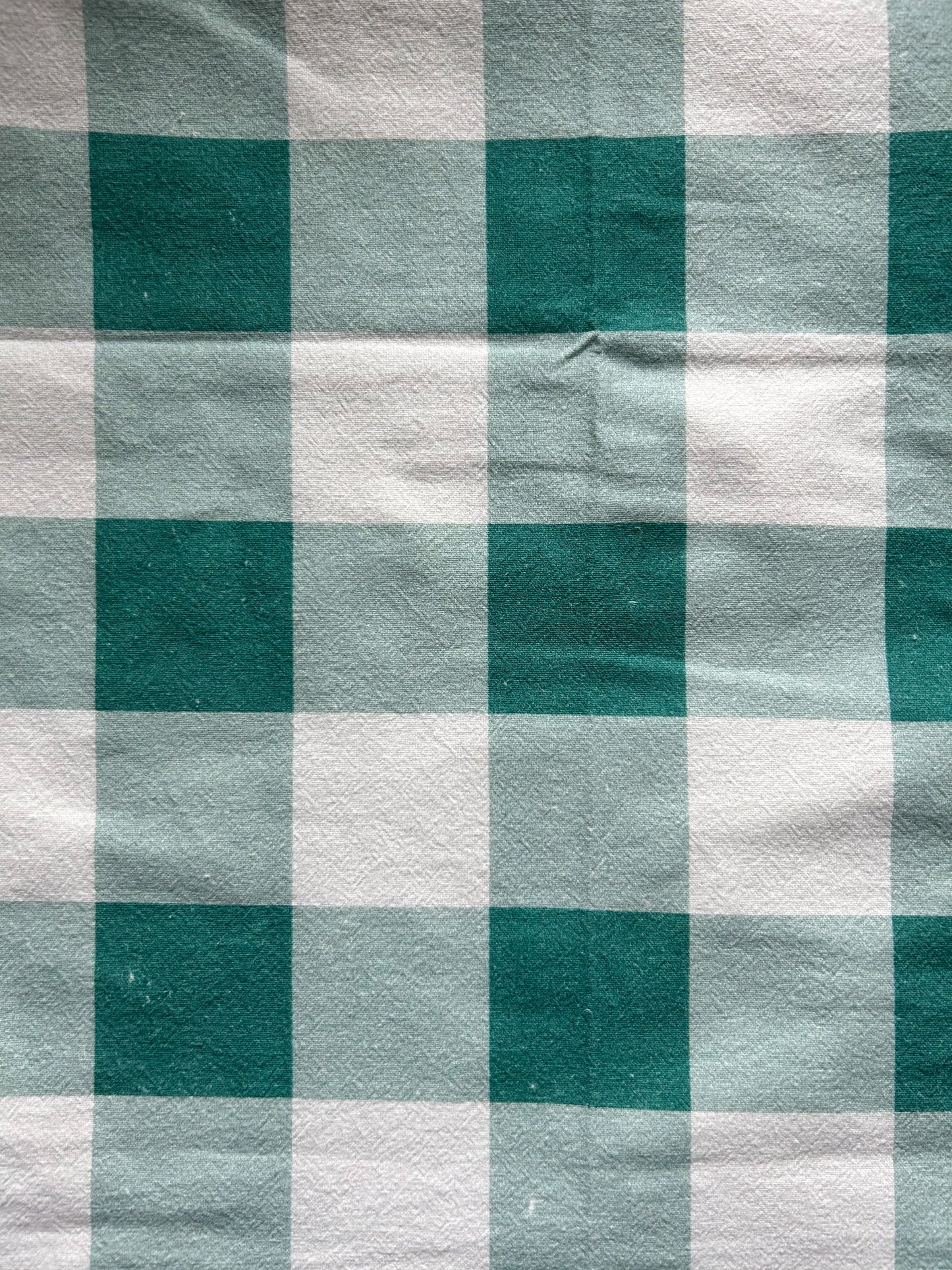 Gingham Flour Sack Tea Towel